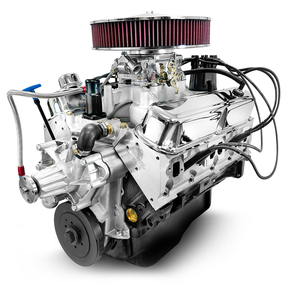 New BluePrint Small Block Chrysler 408 c.i. Crate Engine - Dressed, Drop in Ready longblock - BPC4085CTCD